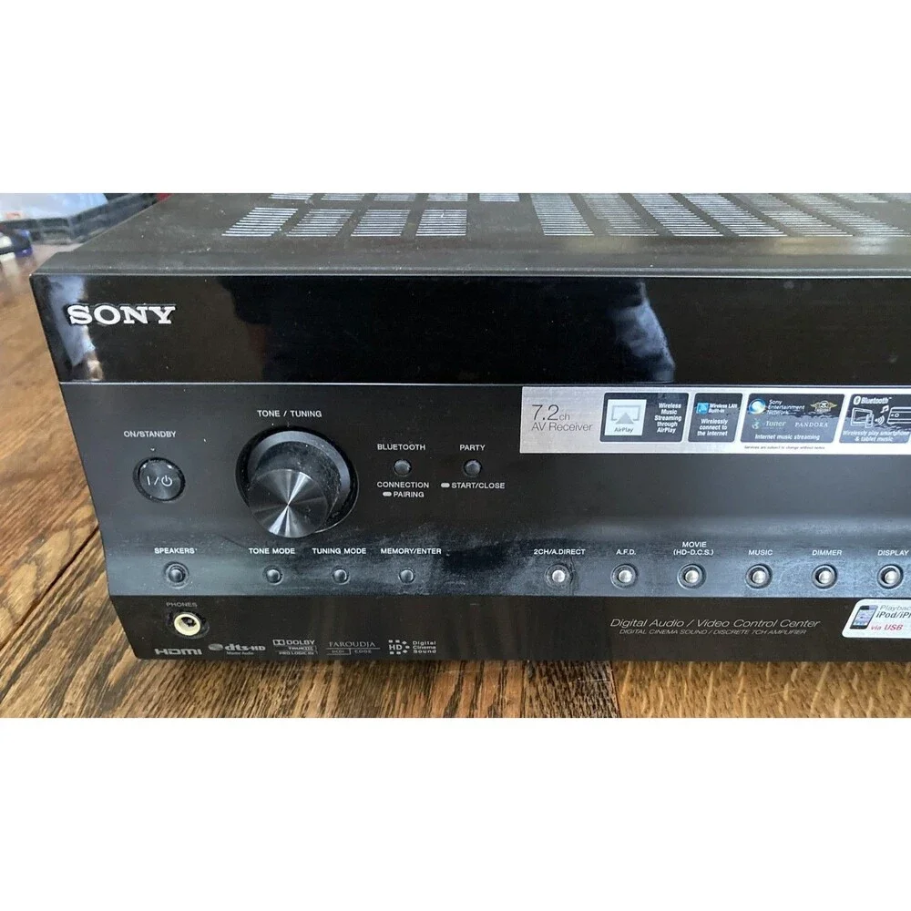 Sony STR-DN1030 7.2 ch Receiver bundle w/remote RM-AAP078 No display PARTS ONLY
